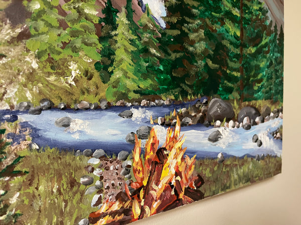 Original Artwork "Marvel at the River" by Founder Mollie
