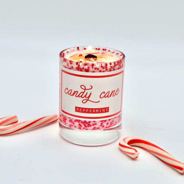 Candy Cane Candle
