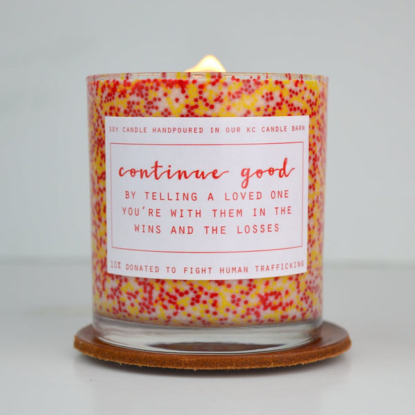 Back to Glory KC Football 2026 Candle