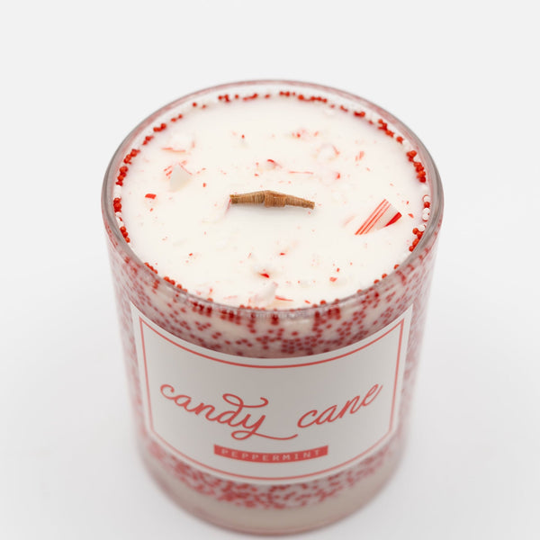 Candy Cane Candle