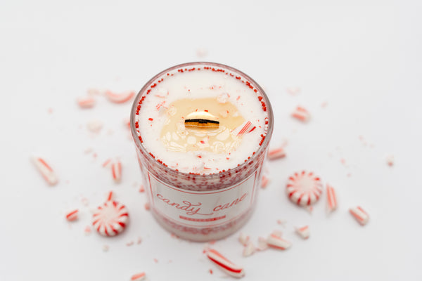 Candy Cane Candle