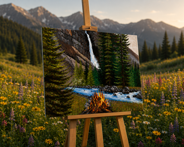 Original Artwork "Marvel at the River" by Founder Mollie